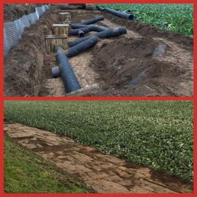 sett installation During and after works